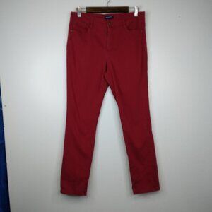 Bandolino Amy  Straight Leg Red Pants Size 10